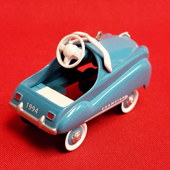 Hallmark Cast Metal Murray Champion Ornament Kiddie Car Classics 1994 - Picture 12 of 12